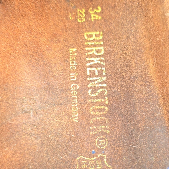 Birkenstock Rio Blue Leather Strappy Sandals Women’s Size 3 Youth (34) - Picture 3 of 11